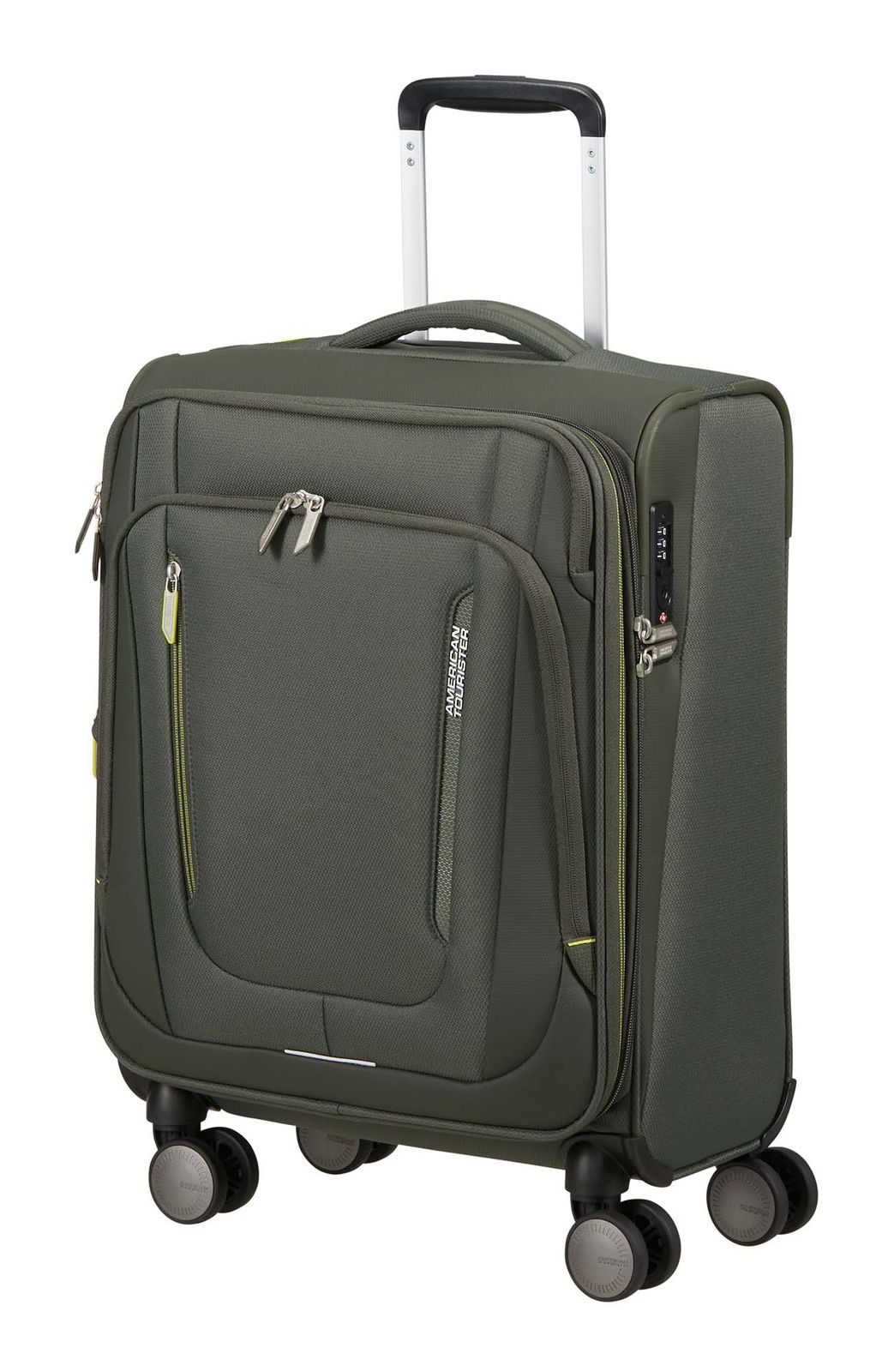 American Tourister Wanderlite Spinner Exp. TSA S Dark Khaki American Tourister Wanderlite Spinner Exp. TSA S Dark Khaki