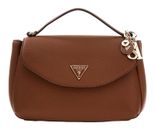 GUESS Evie Top Handle Flap Bag Cognac GUESS Evie Top Handle Flap Bag Cognac