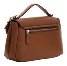 GUESS Evie Top Handle Flap Bag Cognac GUESS Evie Top Handle Flap Bag Cognac