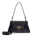 GUESS Karnilla Flap Shoulder Bag Coal Logo