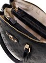 GUESS Dita Multi Compartment Satchel Black Logo