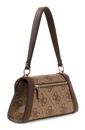 GUESS Karnilla Flap Shoulder Bag Latte Logo / Brown