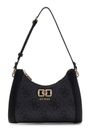 GUESS Karnilla Logo Shoulder Bag Coal Logo