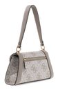 GUESS Karnilla Flap Shoulder Bag Dark Taupe Logo