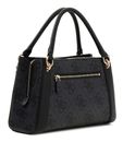 GUESS Karnilla Logo Girlfriend Satchel Coal Logo