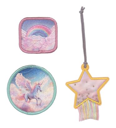 Lässig School Patches Set 3-teilig Unicorn Star