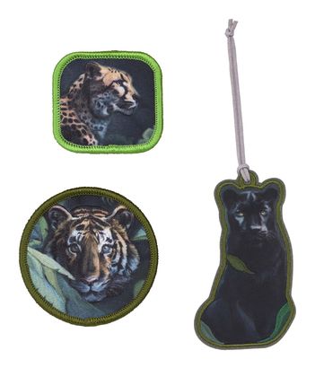 Lässig School Patches Set 3-teilig Wild Cats