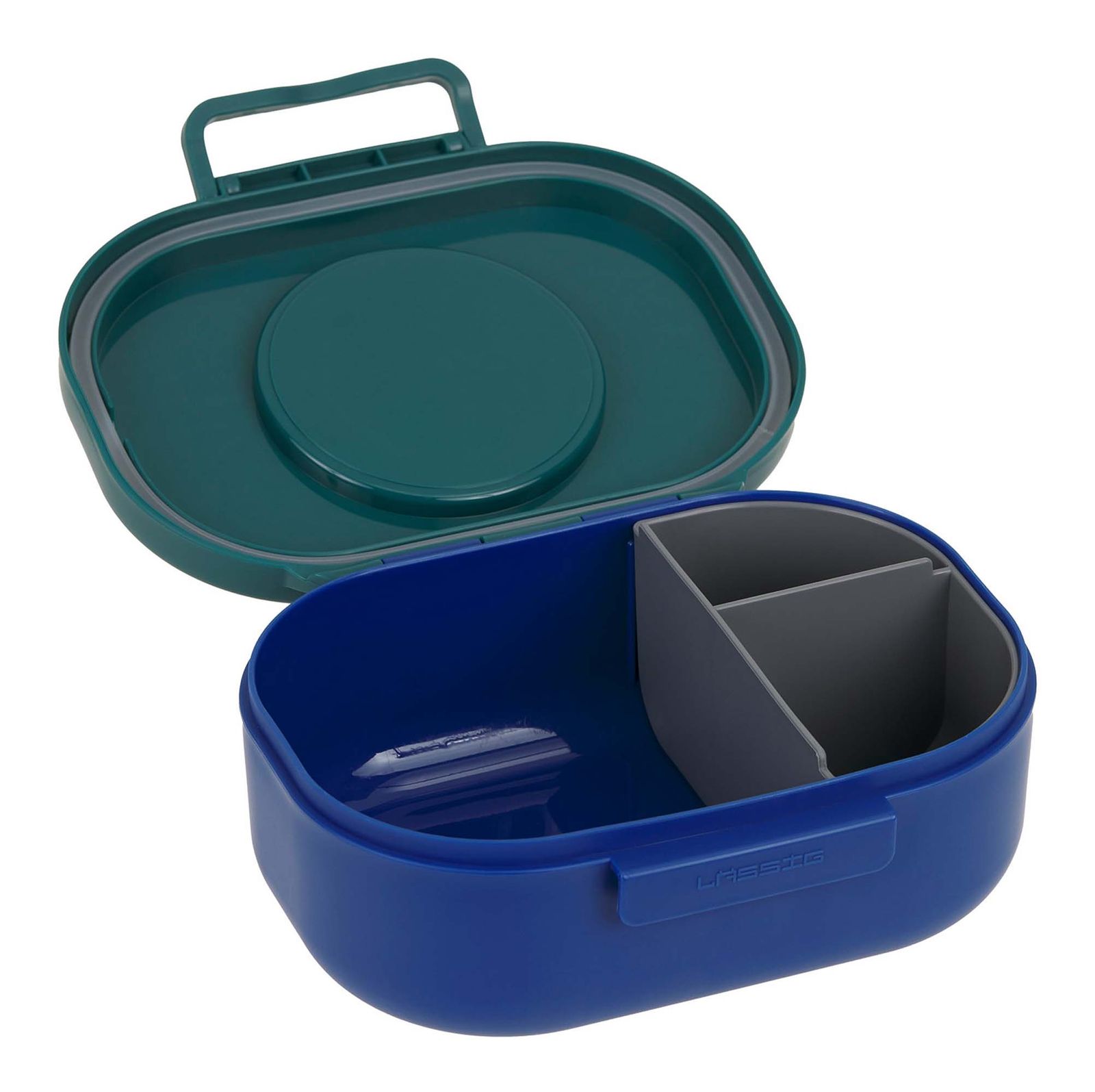 Lässig Style & Snack Lunchbox Unique blue/green Lässig Style & Snack Lunchbox Unique blue/green