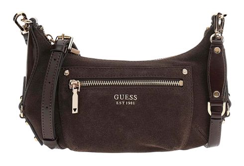 GUESS Marsha Mini Crossbody Bag Espresso