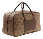 GUESS Weekender Duffle Bag Latte Logo / Brown