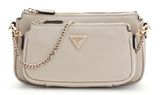 GUESS Noelle II Double Pouch Crossbody Bag Taupe