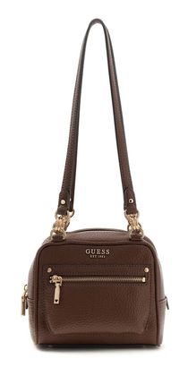GUESS Marsha Box Shoulder Bag Espresso