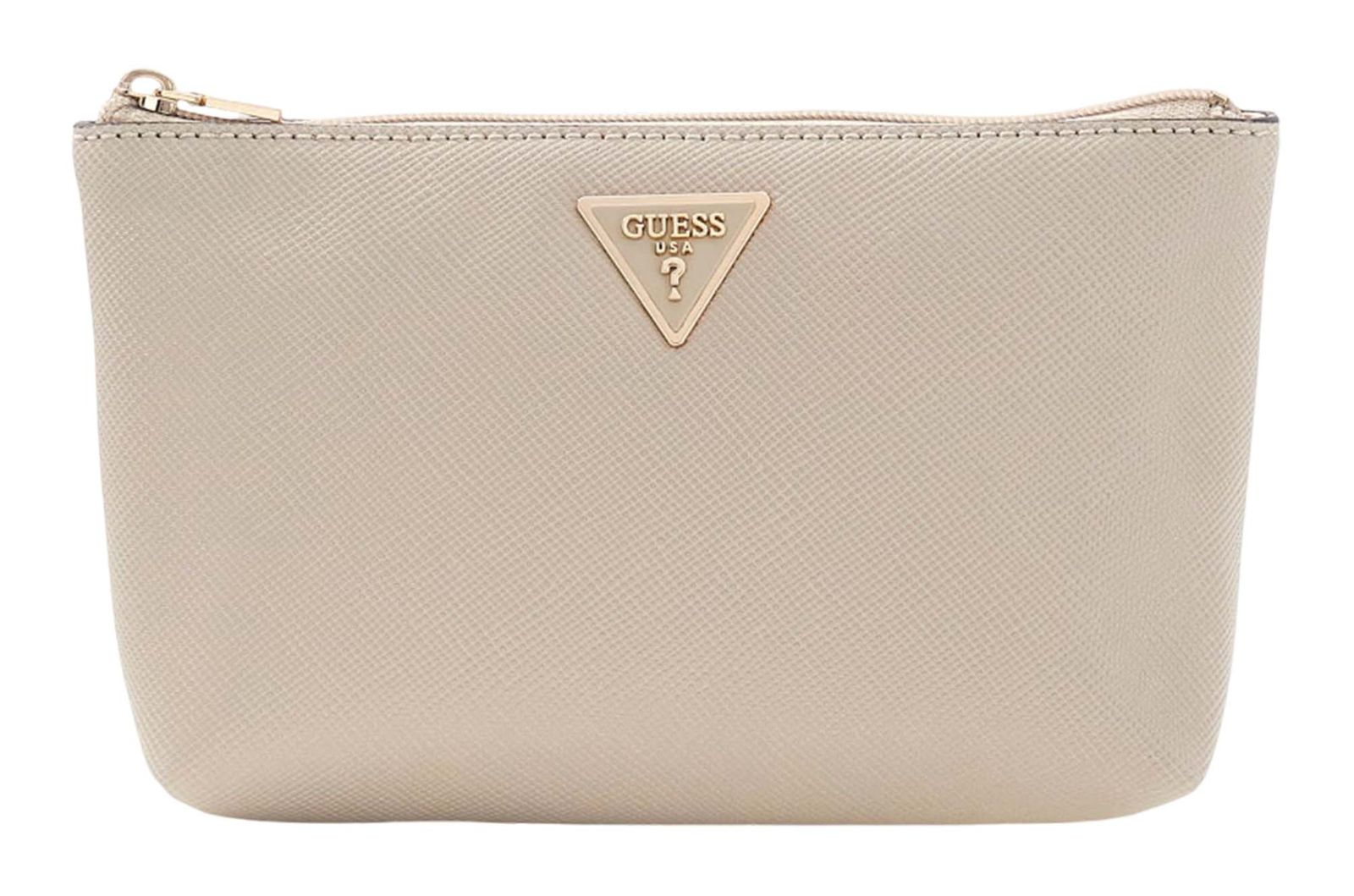 GUESS Laurel II Wristlet Pouch Taupe