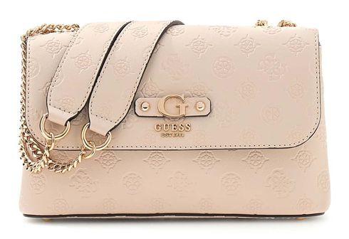 GUESS Dita Convertible XBody Flap Light Taupe Logo