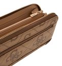 GUESS Karnilla Logo Large Zip Around Wallet L Latte Logo / Brown