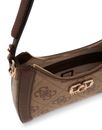 GUESS Karnilla Logo Shoulder Bag Latte Logo / Brown