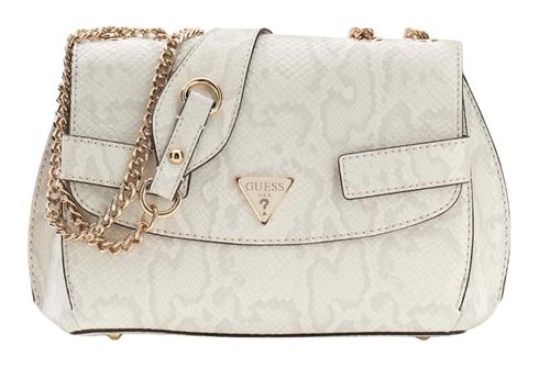 GUESS Serenova Convertible Xbody Flap Bag Cream White / Multi