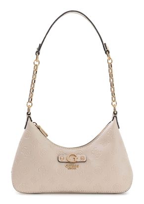 GUESS Dita Shoulder Bag Light Taupe Logo