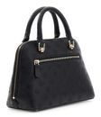 GUESS Dita Dome Satchel Bag Black Logo