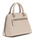 GUESS Dita Dome Satchel Bag Light Taupe Logo