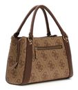 GUESS Karnilla Logo Girlfriend Satchel Latte Logo / Brown GUESS Karnilla Logo Girlfriend Satchel Latte Logo / Brown