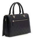 GUESS Dita Multi Compartment Satchel Black Logo