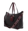 GUESS Latona Travel Carryon Tote L Brown Logo