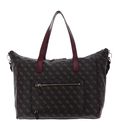 GUESS Latona Travel Carryon Tote L Brown Logo