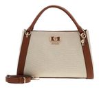GUESS Karnilla Girlfriend Satchel Natural / Cognac