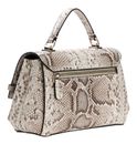 GUESS Melinda Top Handle Flap Bag Natural
