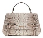 GUESS Melinda Top Handle Flap Bag Natural