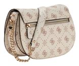 GUESS Carrie Logo Flap Shoulder Bag Vanilla Logo