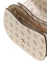 GUESS Carrie Logo Flap Shoulder Bag Vanilla Logo