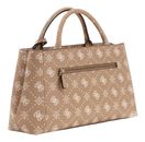 GUESS Carrie Logo Girlfriend Satchel Biscotti Logo