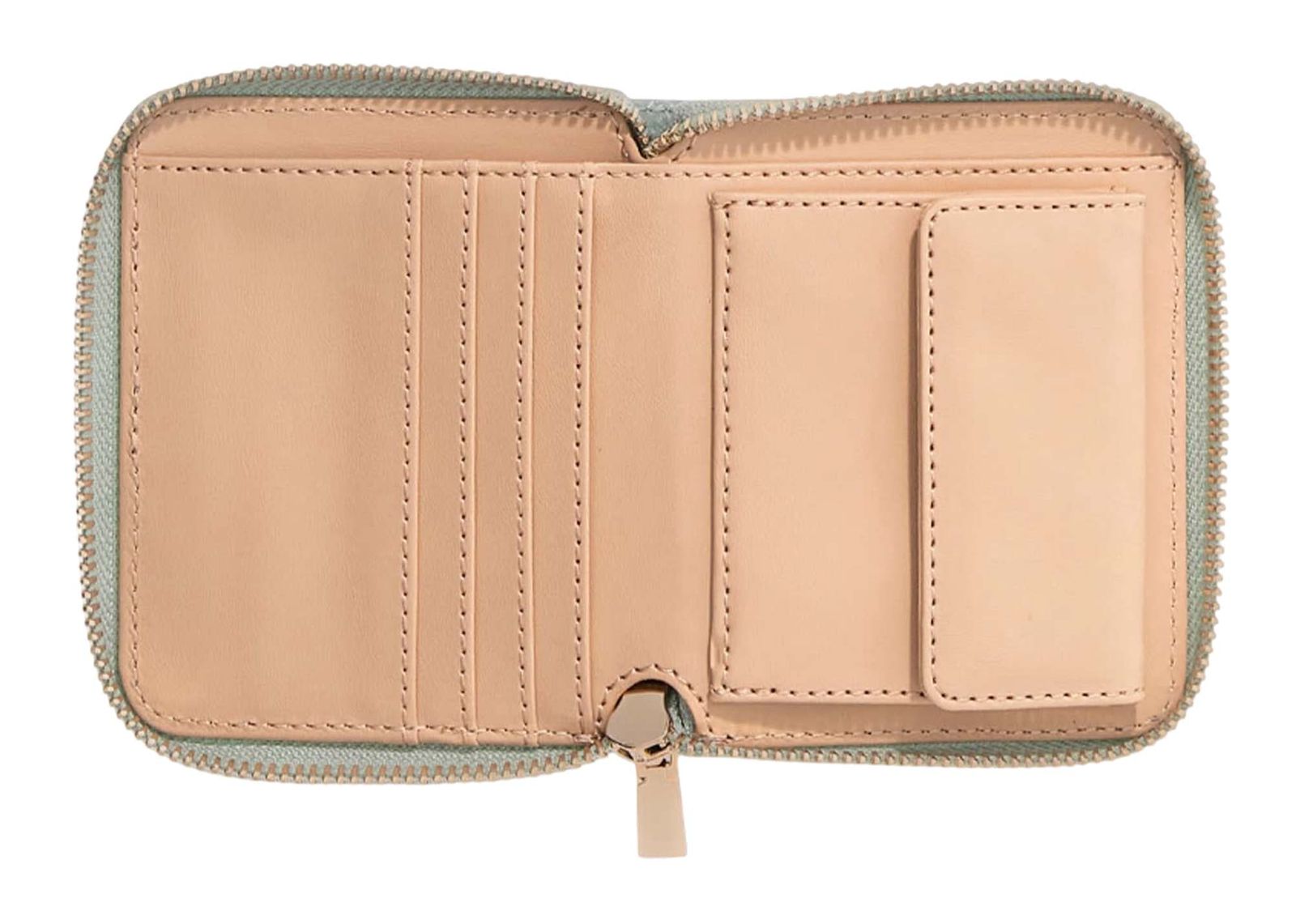 GUESS Cresidia II SLG Zip Around Wallet S Light Sage Logo GUESS Cresidia II SLG Zip Around Wallet S Light Sage Logo