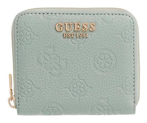 GUESS Cresidia II SLG Zip Around Wallet S Light Sage Logo