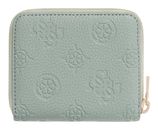 GUESS Cresidia II SLG Zip Around Wallet S Light Sage Logo GUESS Cresidia II SLG Zip Around Wallet S Light Sage Logo