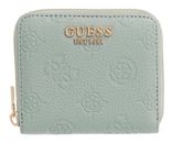 GUESS Cresidia II SLG Zip Around Wallet S Light Sage Logo GUESS Cresidia II SLG Zip Around Wallet S Light Sage Logo