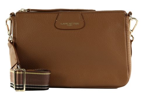 LANCASTER Dune Double Zip Pochette M Camel