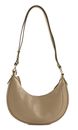 LANCASTER Noholita Day Zip Hobo Bag Beige Foncé