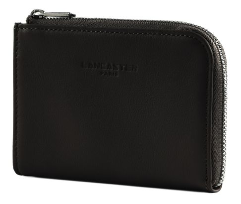 LANCASTER Paris PM Zip Card Holder Noir