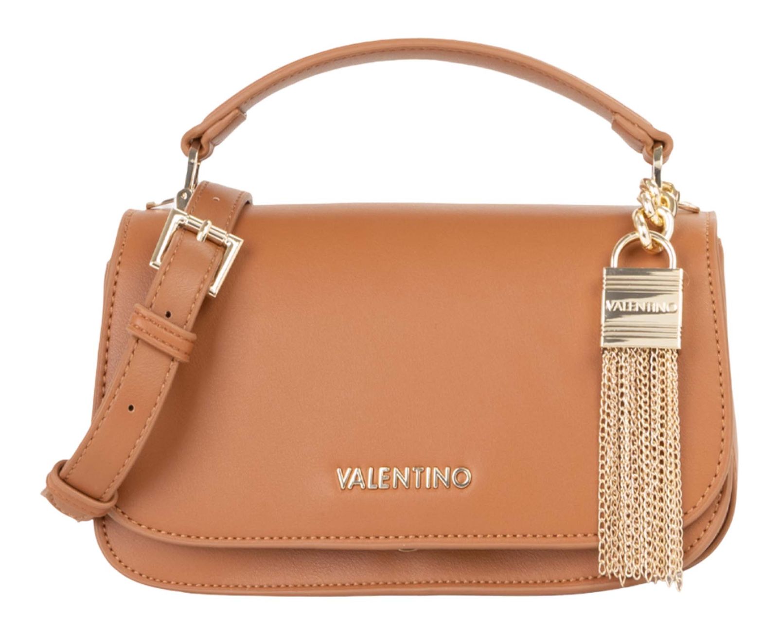 VALENTINO Iride Shoulder Bag Cuoio
