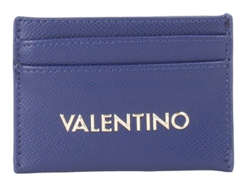 VALENTINO Delia Re Credit Card Case Blu
