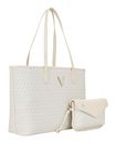 VALENTINO Queen Re Shopping Bag Ecru / Multi