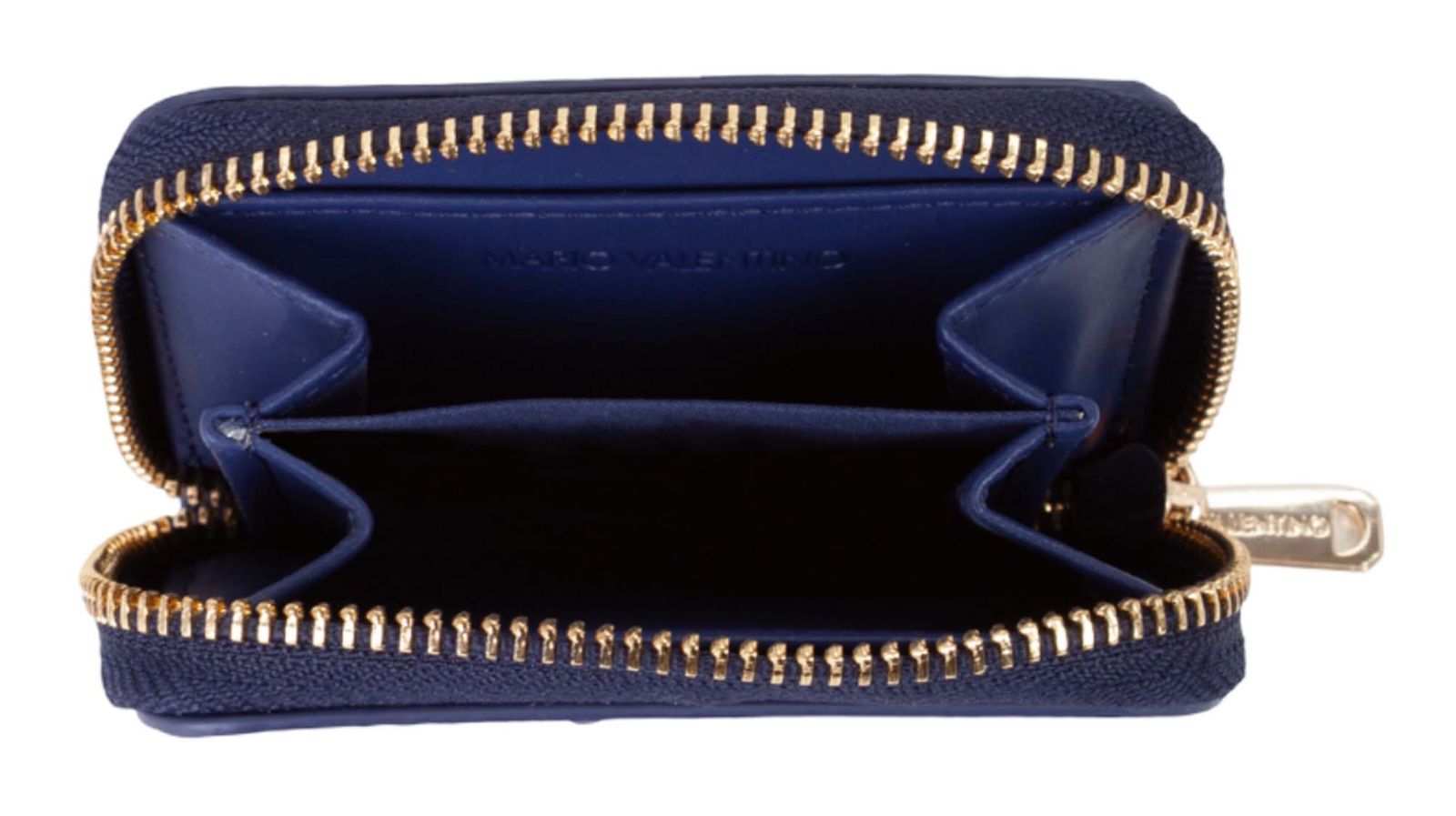 VALENTINO Delia Re Zip Around Wallet Blu VALENTINO Delia Re Zip Around Wallet Blu