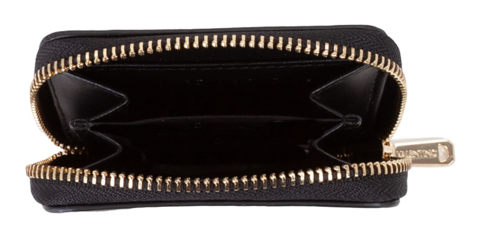 VALENTINO Delia Re Zip Around Wallet Nero VALENTINO Delia Re Zip Around Wallet Nero