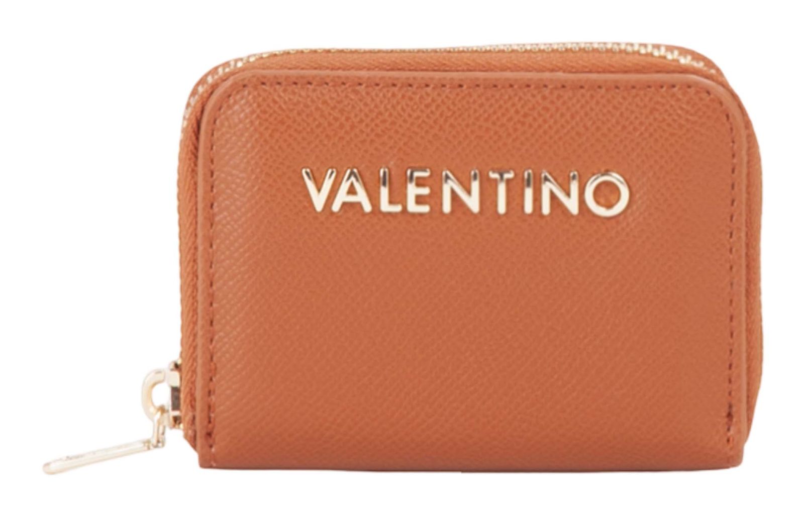 VALENTINO Delia Re Zip Around Wallet Cuoio