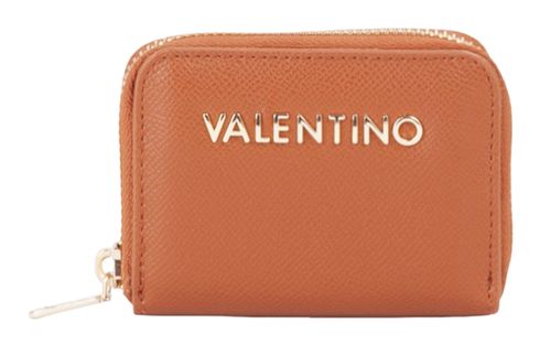 VALENTINO Delia Re Zip Around Wallet Cuoio