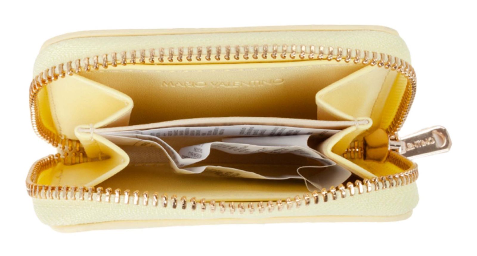 VALENTINO Delia Re Zip Around Wallet Vaniglia VALENTINO Delia Re Zip Around Wallet Vaniglia