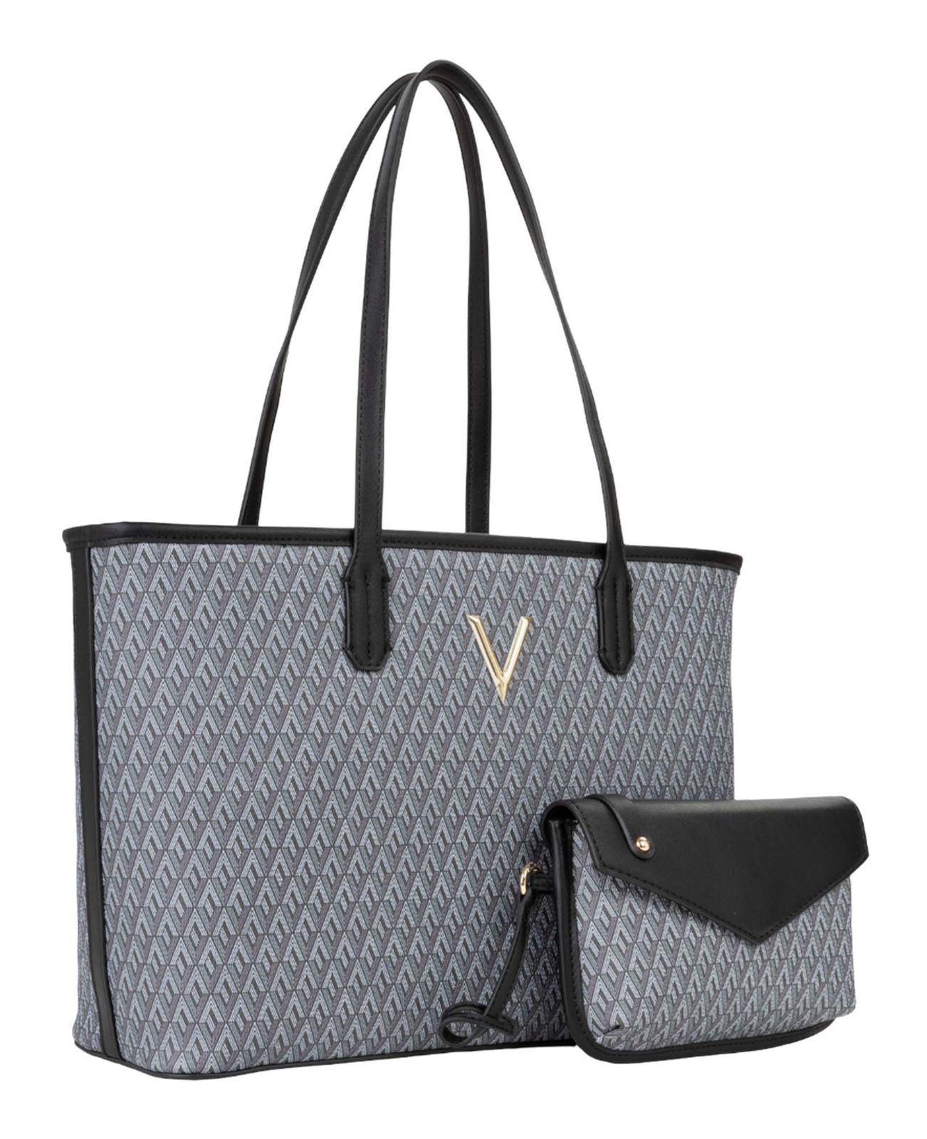 VALENTINO Queen Re Shopping Bag Nero / Multicolor VALENTINO Queen Re Shopping Bag Nero / Multicolor